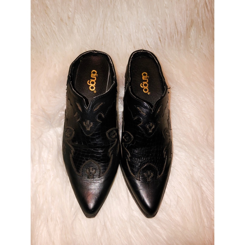 Dingo Brand Mules Black Sz 7 1/2